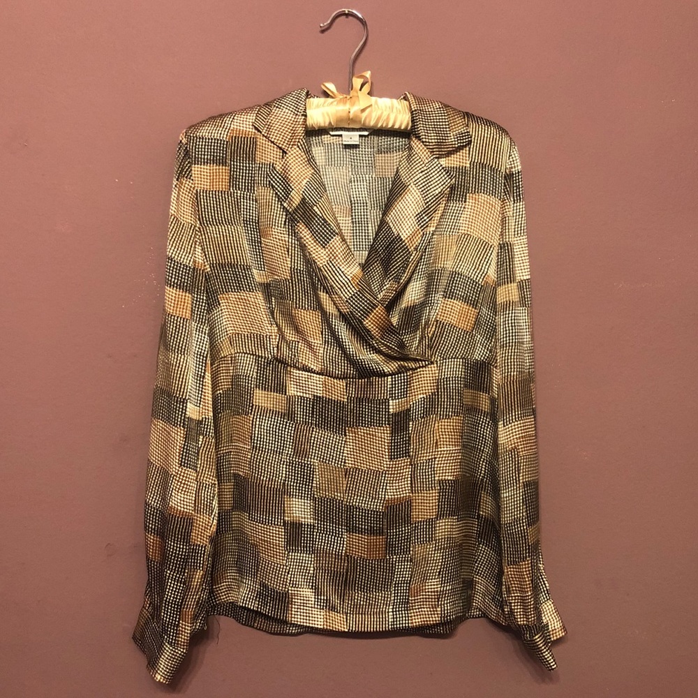 PENDELTON vintage silk blouse SIZE 4